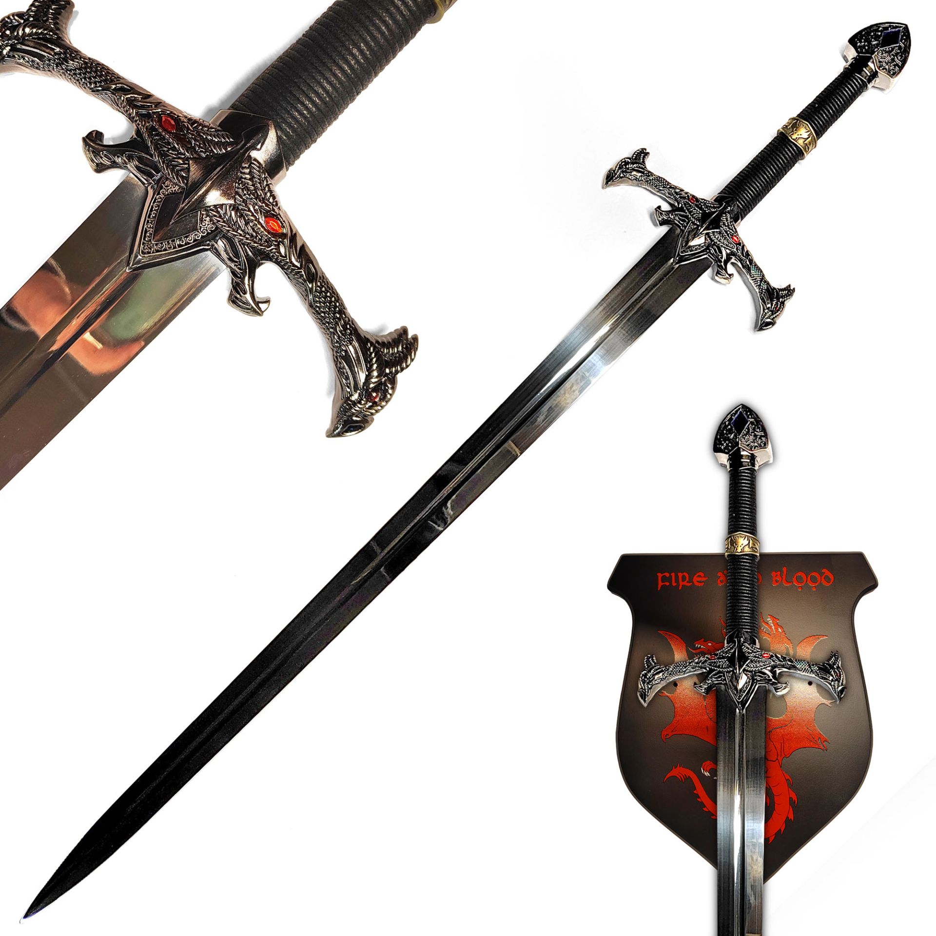 Zwaard geïnspireerd op Blackfyre uit Game of Thrones - Afbeelding 2