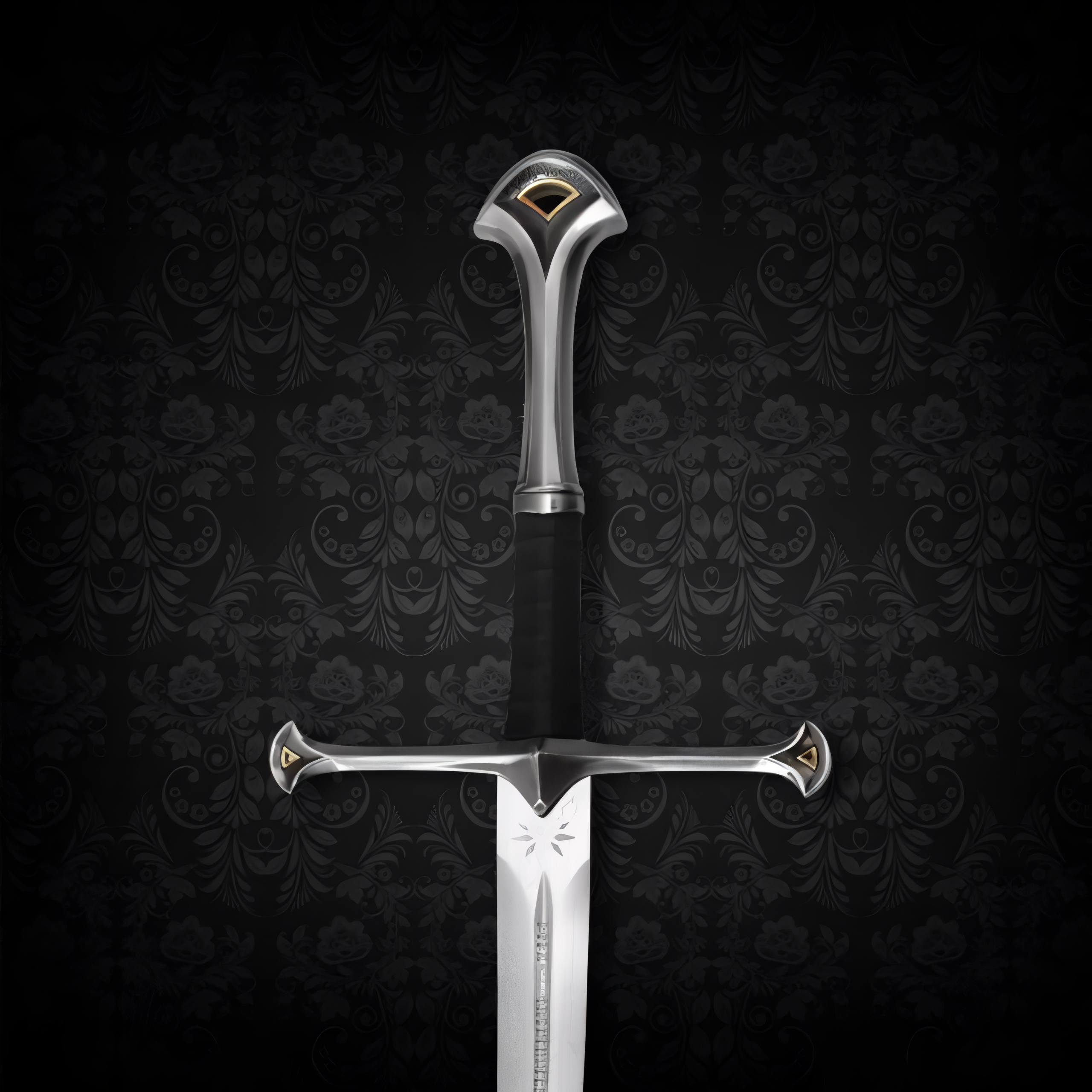 Andúril-zwaard van Aragorn Damascus Editie (Scherp)